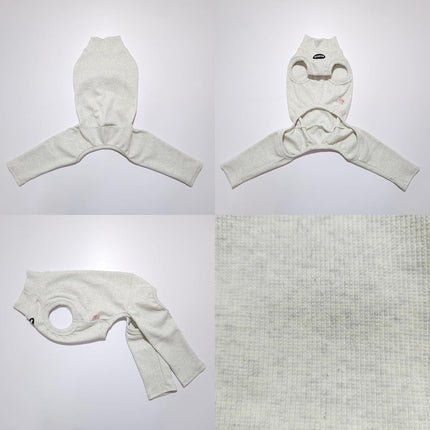 D Doggy Star Italian Greyhound Clothes High-Strech Sleeveless Onesie for Styling (S,Coordi Otameal)