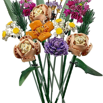 LEGO Icons Flower Bouquet 10280 Building Decoration Set - Artificial Flowers with Roses, Decorative Home Accessories, Gift for Him and Her, Botanical Collection and Table Art for Adults