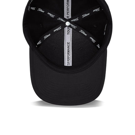 Casquette de golf Titleist Tour Performance Standard pour homme, noir/blanc