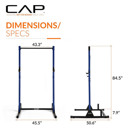 CAP Barbell Elite Series Power Rack Exercise Stand | White