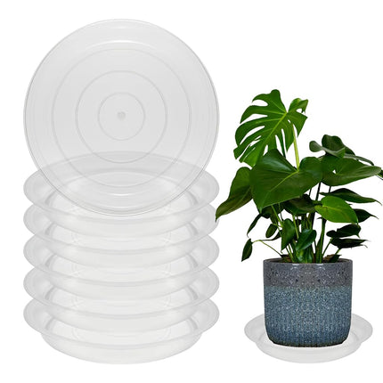 TNTIWQ 6 Pack 12 Inch Round Plant Saucers for Less