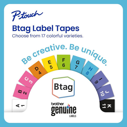 BROTHER P-Touch PT-N25BTV3 Personal Connected Label Maker, Bluetooth, Free Design&Print2 app, Portable, Handheld, 3 Sample Label Tapes Included, Prints on P-Touch Btag ~�� (12mm) Wide Tapes