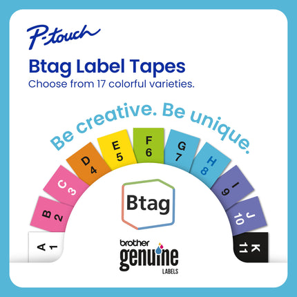 Rotuladora personal conectada BROTHER P-Touch PT-N25BTV3, Bluetooth, aplicación gratuita Design&Print2, portátil, de mano, 3 cintas de etiquetas de muestra incluidas, imprime en cintas anchas P-Touch Btag ~ (12 mm)