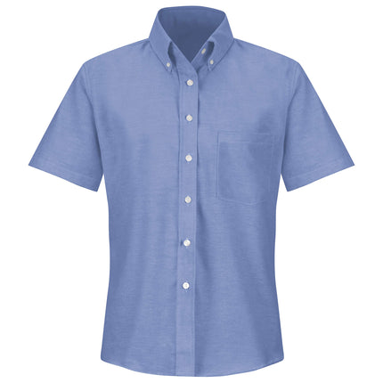 Red Kap Women's Executive Oxford Shirt, Light Blue, 10