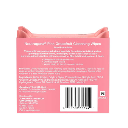 Neutrogena Makeup Removing Wipes, 25 Count, Twin Pack