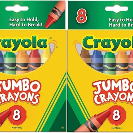 Crayola 8-Pack Crayons - Jumbo (So Big) Size Size,