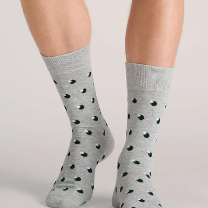 Ted Baker Men's 3 Pack Pattern Crew Dress Socks, Iceberg Green/Navy/Grey Heather, One Size