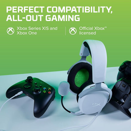 HyperX CloudX Stinger 2 Core - Casque de gaming pour Xbox, Léger, Casque supra-auriculaire avec micro, Fonction muet par rotation, Transducteurs de 40 mm