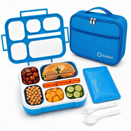 Bento-Box with Bag and Ice Pack Set. Lunch Boxes S