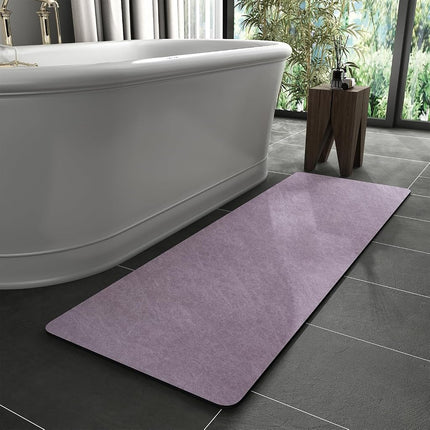 MontVoo -Bath Mat Rug-Rubber Backing Non Slip Quic