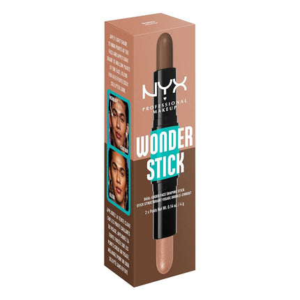 NYX Professional Makeup Wonder Stick Dual-Ended Face Shaping Stick, 04 Medium