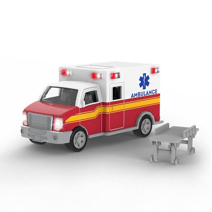 Driven by Battat Micro Ambulance Toy Truck with Li