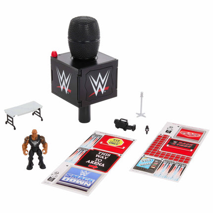 Mattel WWE Knuckle Crunchers 2-in-1 Microphone & P