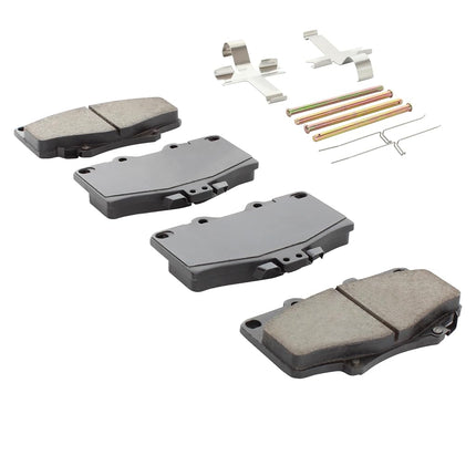 QUALITY-BUILT Premium Ceramic Front Brake Pads 1001-0611C Compatible with 1992-2000 Toyota (4Runner, T100)