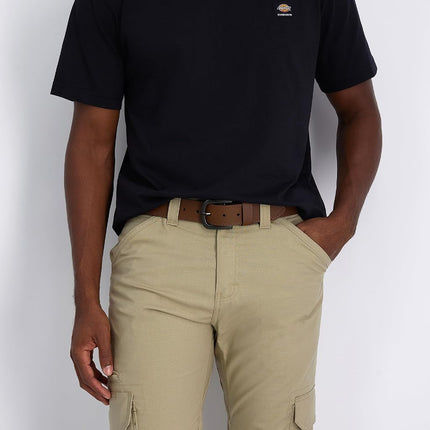 Dickies Men's Casual Leather Belt, Tan, 42W