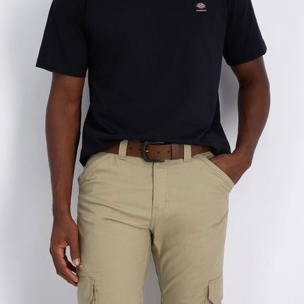 Dickies Men's Casual Leather Belt, Tan, 42W