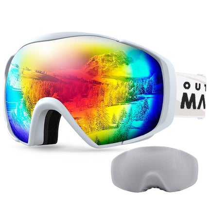 OutdoorMaster Ski Goggles with Cover Snowboard Sno