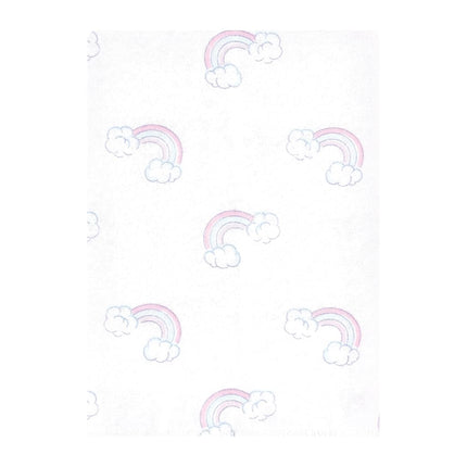 Hudson Baby Unisex Baby Flannel Burp Cloth 12pk, Dreamy Unicorn, One Size