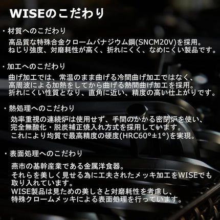 Wise SBL-1000 Ball Point Hex Key Wrench Set of 9 (Long Handle Included) Made in Japan/Can Be Tightened