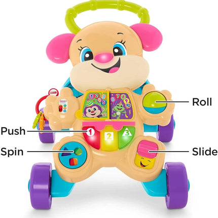 Andador de aprendizaje Smart Stages Aprende con Sis de Fisher-Price Ríe y Aprende