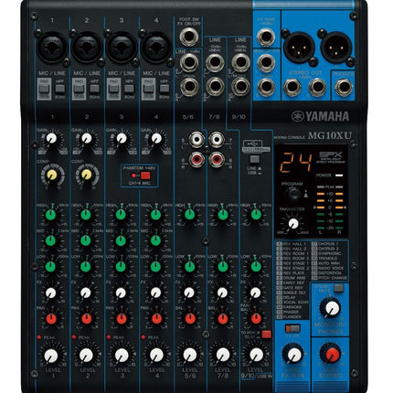 Yamaha Mg10Xu 10-Input Stereo Mixer With Effects