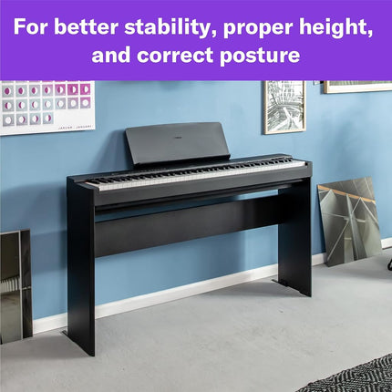 Soporte para piano digital con teclado contrapesado Yamaha L200B P225B - Negro