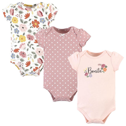 Bodies en coton pour bébés unisexes Hudson Baby, Bonita, 0-3 mois