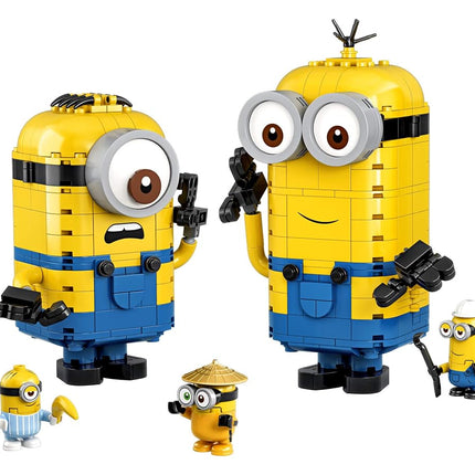 LEGO Minions: Brick-Built Minions and Their Lair (75551) Building Kit for Kids, Great Birthday Present for Kids Who Love Minion Toys and Kevin, Bob and Stuart Minion Characters, New 2020 (876 Pieces)