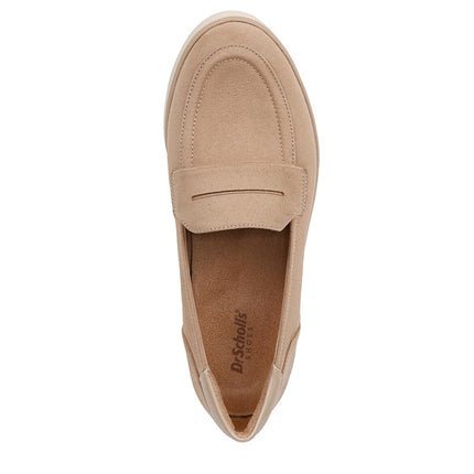 Dr. Scholl's Women's Nice Day Loafer, Cuban Sand Microfiber, 5.5 UK