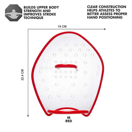 TYR Catalyst Stroke Paddle - (101) Clear - XS