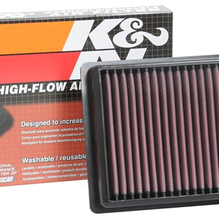 K&N Engine Air Filter: High Performance, Washable Replacement Filter: Compatible 2014-2019 CITROEN/OPEL/PEUGEOT/TOYOTA (C4 SpaceTourer, Jumpy, 3008, 308, 5008, 508, Expert, Traveller, ProAce) 33-3122