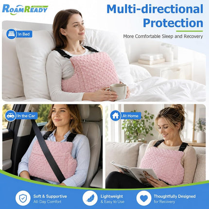 RoamReady Post Mastectomy Pillow After Breast and Heart Surgery Recovery