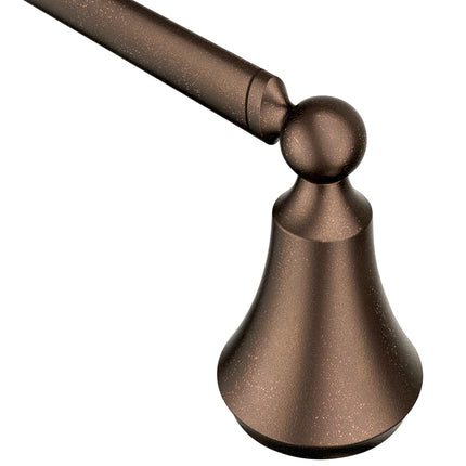 Moen YB5218ORB Wynford Porte-serviette, 45,7 cm, Bronze huilé