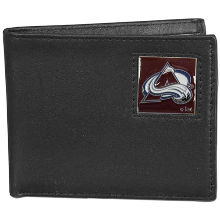 NHL Colorado Avalanche Leather Bi-Fold Wallet Pack