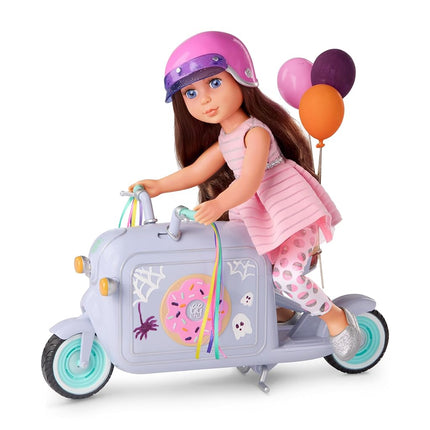 Glitter Girls – 14-Inch Fashion Doll – Brown Hair & Blue Eyes – Pink Dress, Glittery Shoes & Hairbow – Dolls for Girls 3+ Years – Bluebell