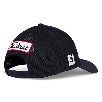 Casquette de golf Titleist Tour Performance Mesh pour homme, marine/blanc
