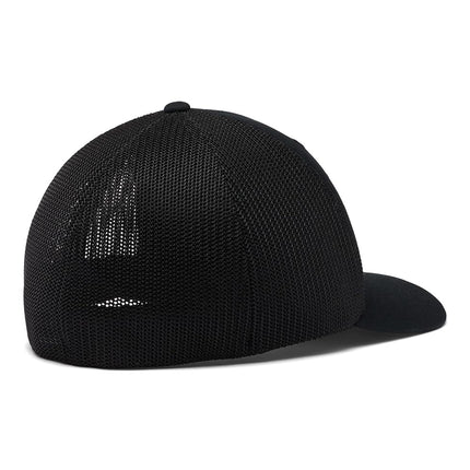 Columbia Unisex Rugged Outdoor Mesh Hat, Black/Tree Flag Patch, XX-Large