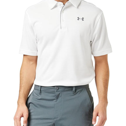 Under Armour Tech Men's Polo Shirt,White/Graphite,Medium