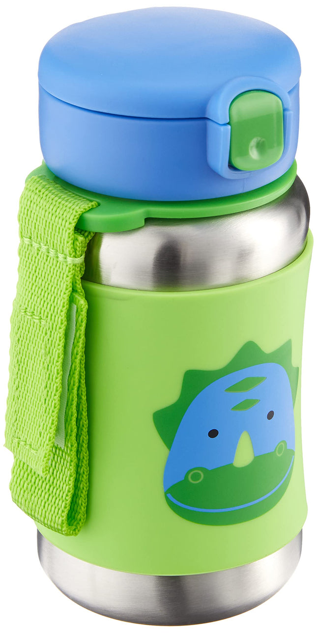 Skip Hop Toddler Sippy Cup with Straw, Zoo Stainle