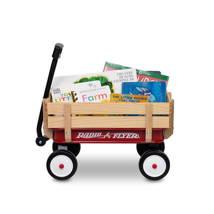 Radio Flyer Mini Steel & Wood Toy Wagon, 19" (48cm)