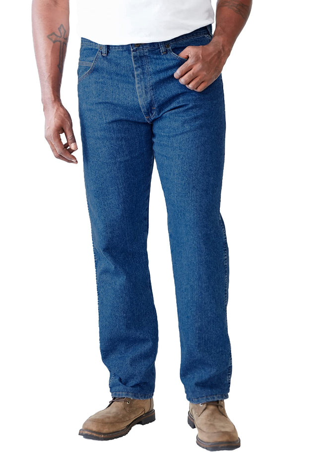 Wrangler Men's Big Rugged Wear Stretch Jean,Stonew