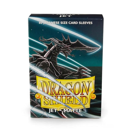 Dragon Shield Matte Mini Japanese Size 60 ct Card Sleeves Individual Pack Jet