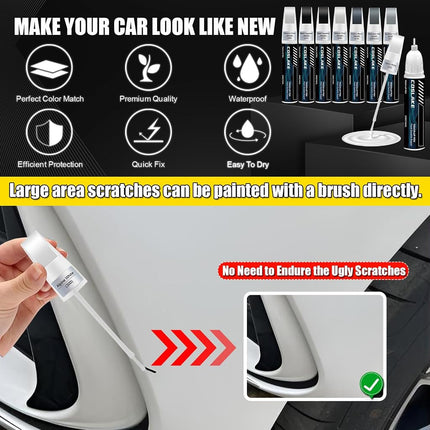 COSLAKE Car Touch Up Paint(Mineral White Metallic(A96)) for BMW