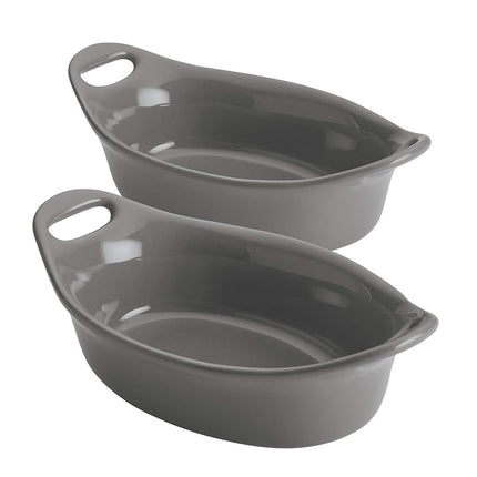 Rachael Ray Solid Glaze Ceramics Au Gratin Bakewar