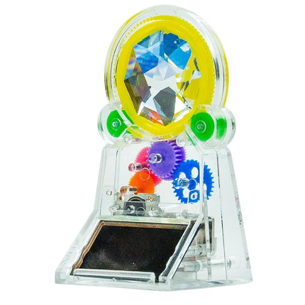 Kikkerland Arc-en-ciel sur pied, cristal Swarovski, à placer au soleil près d'une fenêtre, alimenté par panneau solaire, crée un effet arc-en-ciel maximal