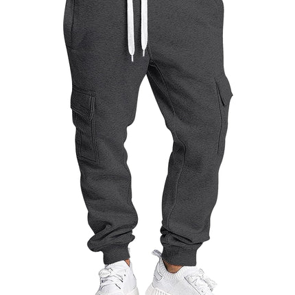 Southpole Men's Sweatpants, Heather Charcoal, X-La