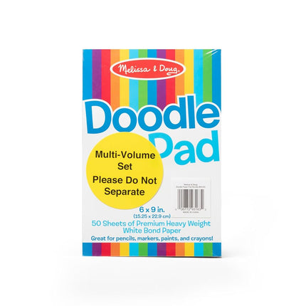 Melissa & Doug Drawing Paper Pad (6 x 9 inches) - 50 Sheets, 4-Pack
