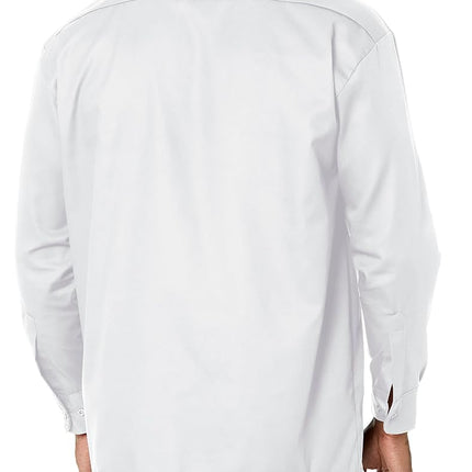 Dickies Men's Long-Sleeve Work Shirt, Military Green Single Dye Heather, 3X-Large Tall