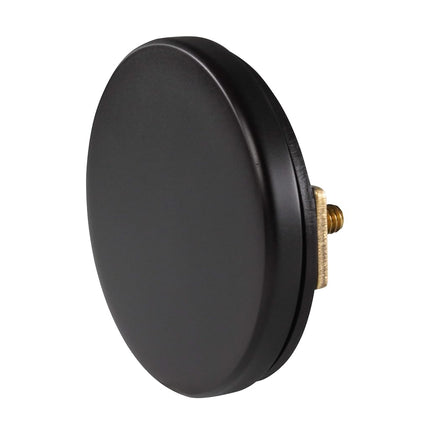 Westbrass 493144H-62 12" & 4" Bath Waste & Overflow Assembly with Tip-Toe Drain Plug and Illusionary Faceplate-SCH. 40 ABS Pipe, 1-Pack, Matte Black