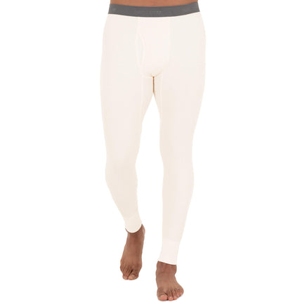 Fruit of the Loom Men's Recycled Waffle Thermal Underwear Set (Top and Bottom) Pajama, Natural, 5X-Large